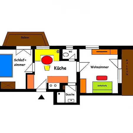 Haus Gruenbergblick アパート マイヤーホーフェン
